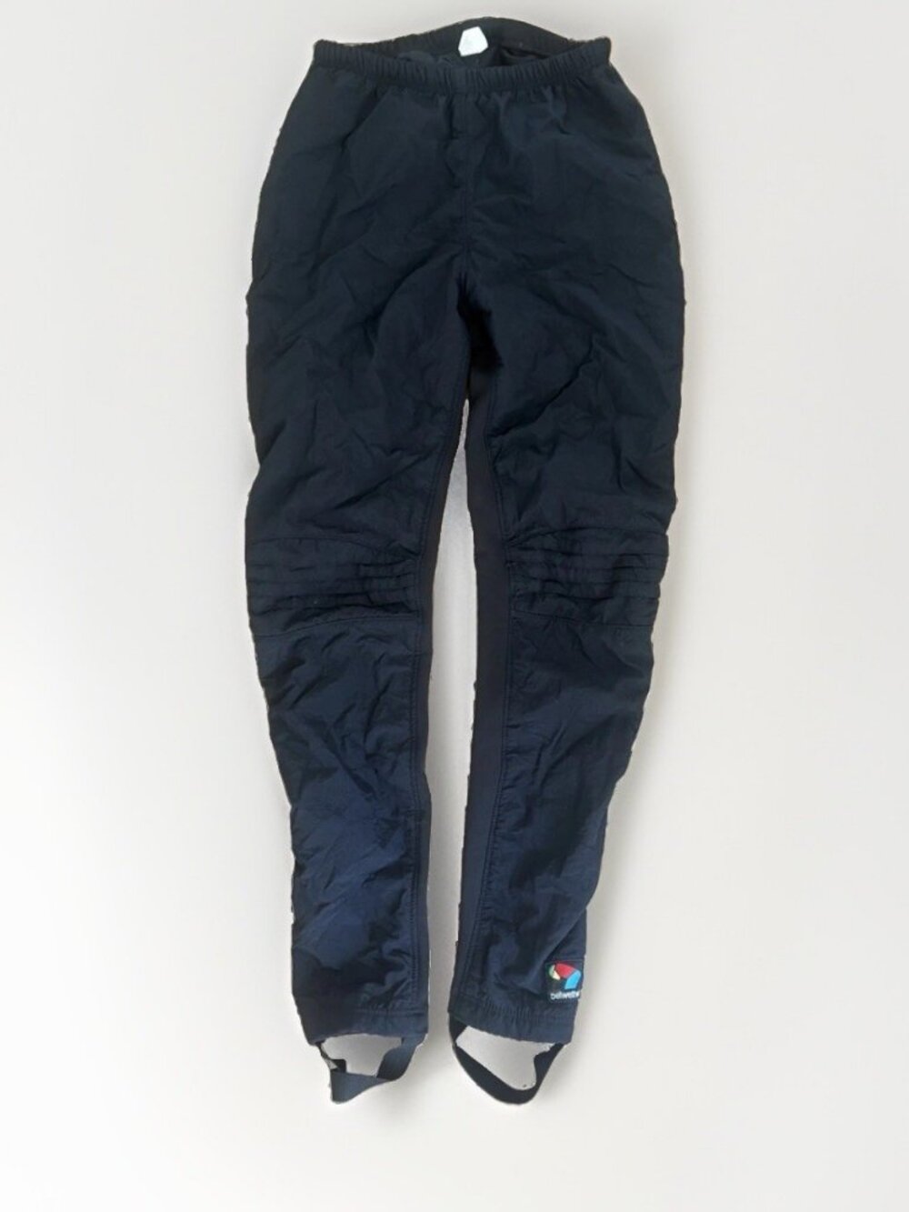 Vintage Bellwether Cycling Pants Mens M Black Insulated Cold Weather Zip Leg EUC